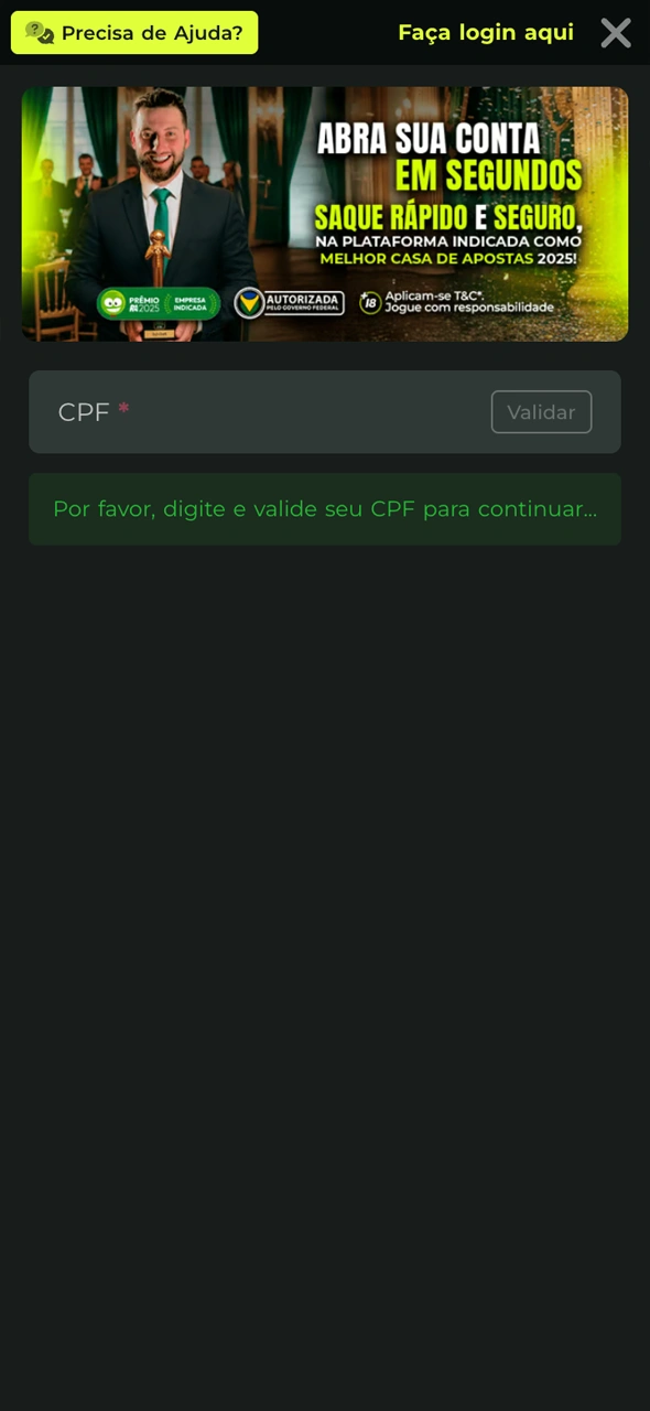 Cadastre-se no app B2xbet de forma rápida e prática.