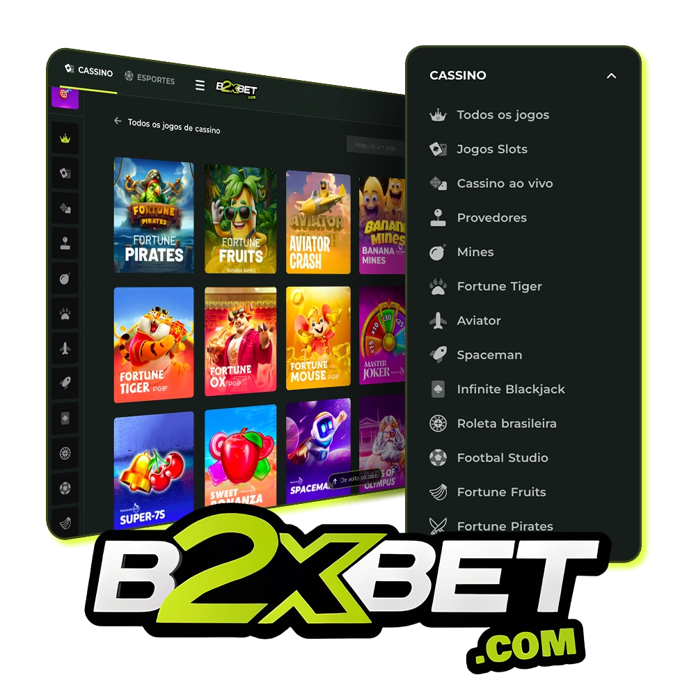 Explore os melhores jogos de cassino no B2xbet.