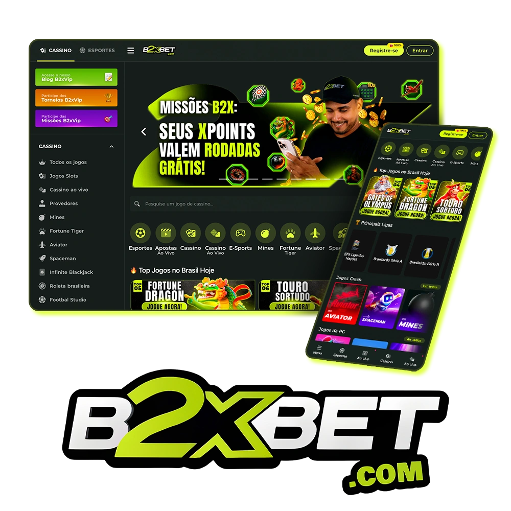 Jogue agora no B2xbet e descubra a emoção dos cassinos online.