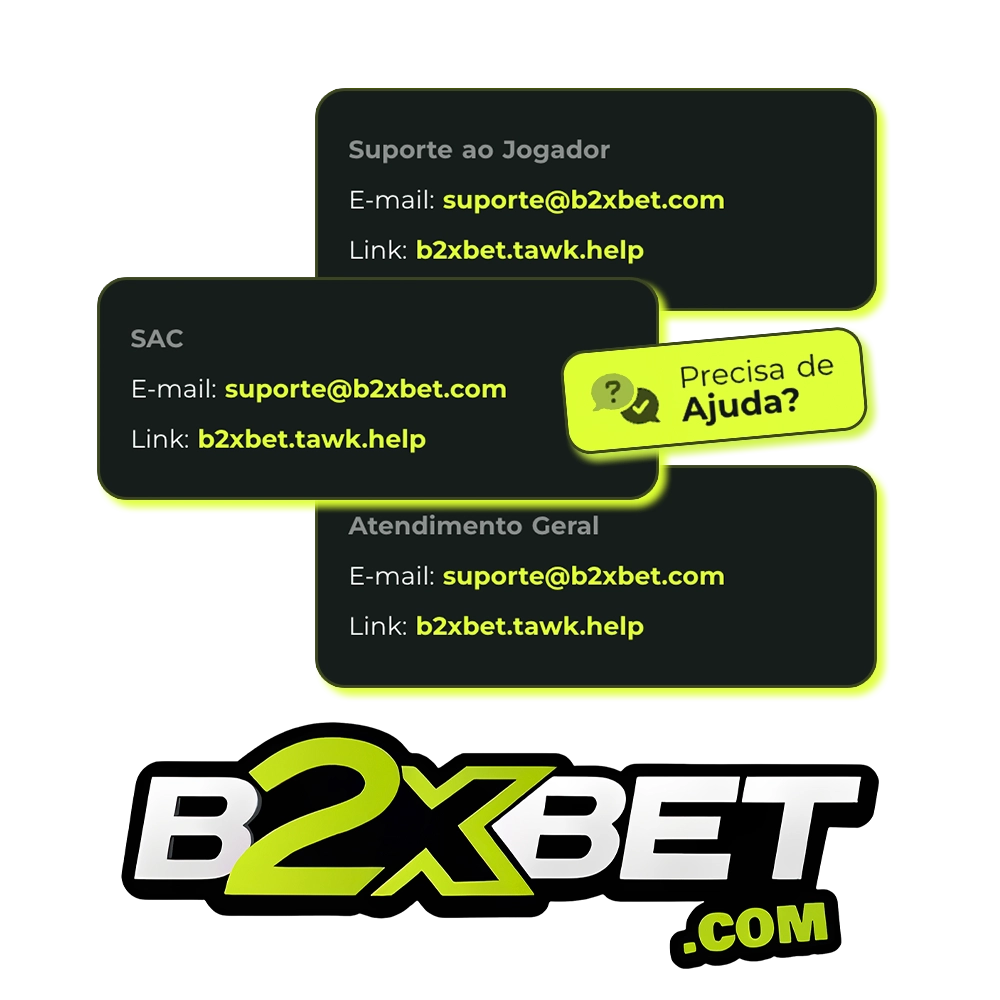 Entre em contato com o suporte do B2xbet 24/7.